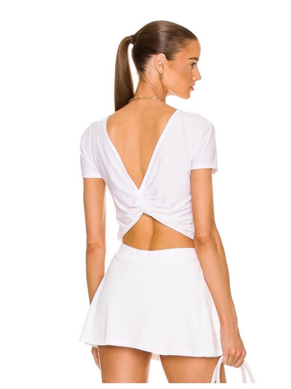 Beyond yoga feather weight twist out top size large